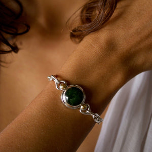 
                  
                    Pounamu Dome Bracelet
                  
                