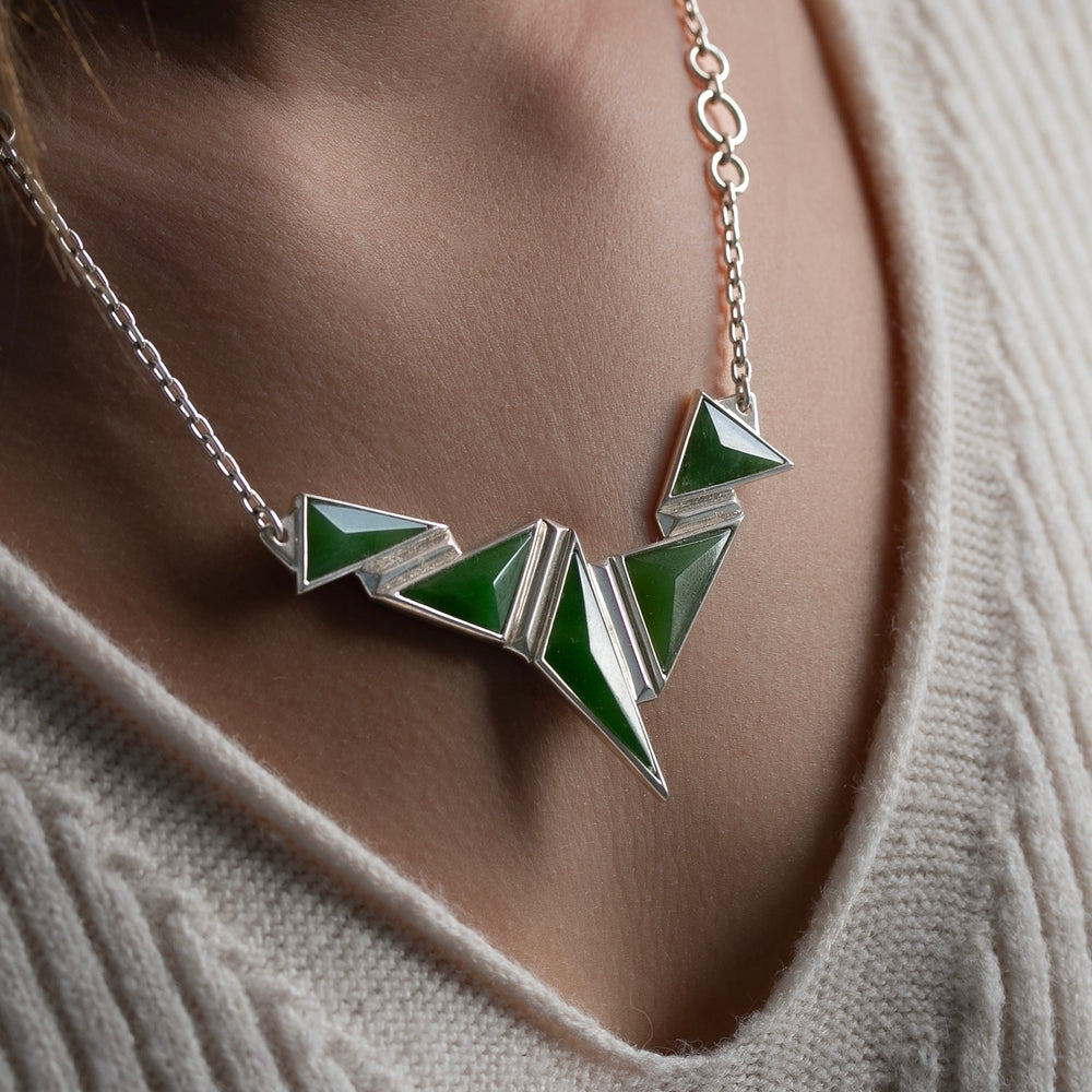 Pounamu Triangle Party Pendant